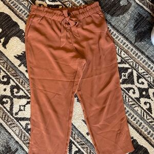 Loft burnt orange dress pant size LP